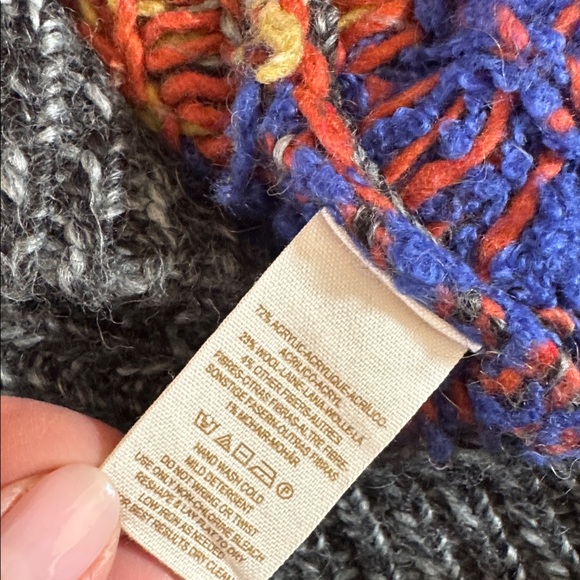 Free People Mascot Tiger wool-blend cardigan sweater coat-M-Boho-Y2K-Read - Picture 6 of 8